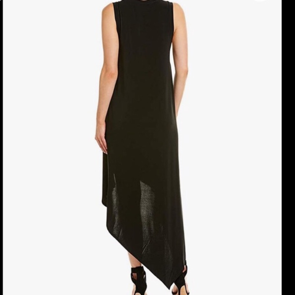 Bcbgmaxazaria Asymmetrical Solid Black Waterfall … - image 2